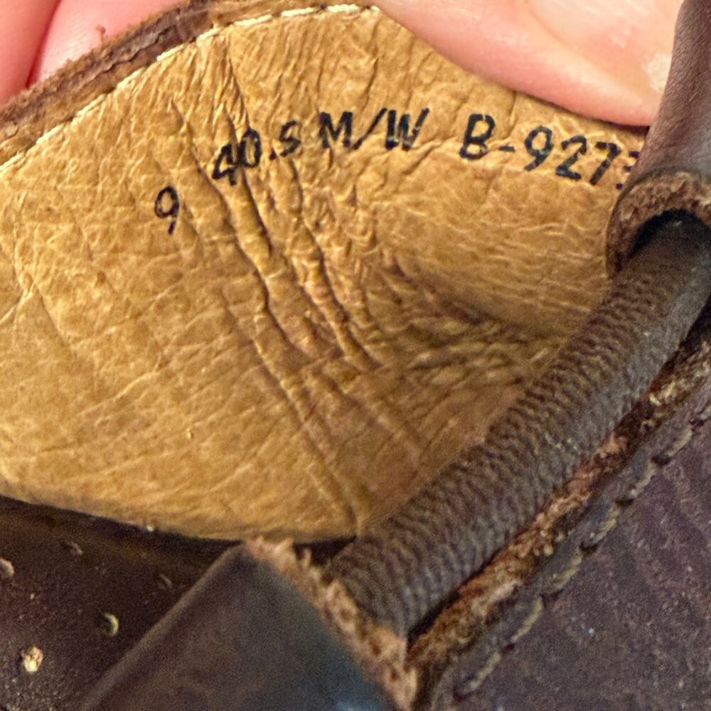 Born Shoes Slingback Brown Leather Boho Hippie Grunge Comfort Casual Mules 9M - Picture 8 of 9